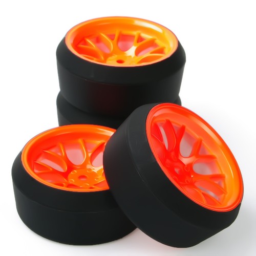 4 Stück passend für HSP HPI On-Road Car DHO+PP0370 12mm Hex 1:10 Drift Reifen Felge - Bild 5 von 6