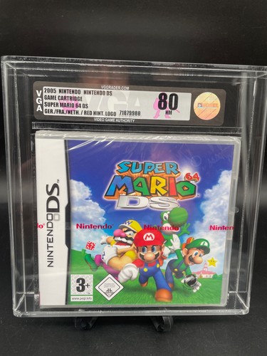 Super Mario 64 DS -Nintendo DS- VGA 80 - Brand NEW/Sealed/NEU/Red Stripe