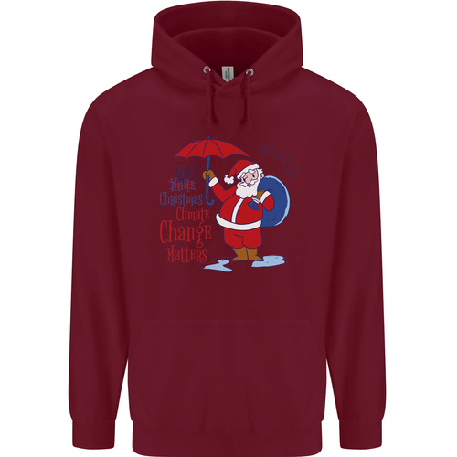 Christmas Climate Change Matters Santa Childrens Kids Hoodie - Picture 24 of 72