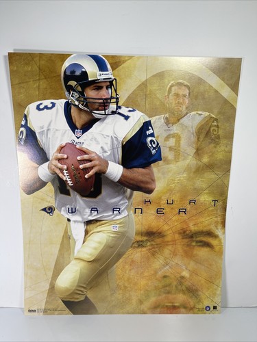 Póster vintage de cartulina Mead Costacos Sports Kurt Warner 16x20 St. Louis Rams - Imagen 1 de 7