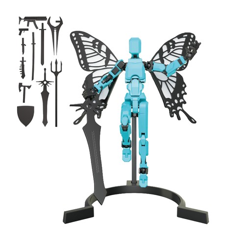T13 Action Figure,Titan 13 Action Figure Toy Robot,3D Printed Jointed Movable - Picture 7 of 17