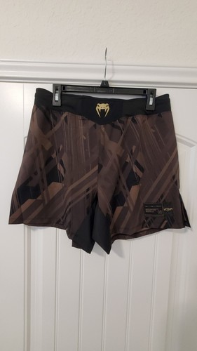 VENUM "TECMO" 2.0 GRAPPLING MMA TRAINING SHORTS BLACK/BROWN