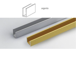 profilo angolare L cm 100 h argento silver 20x10x1 mm profili alluminio