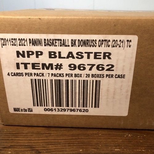 DONRUSS OPTIC 2020-21 NBA BASKETBALL FACTORY SEALED BLASTER 20 BOX CASE Edwards - Picture 2 of 4