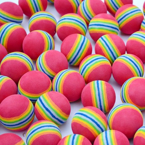 20PCS Regenbogen Ball EVA Schwamm Ball outlet Training Ball Dehnbare Indoor Übung