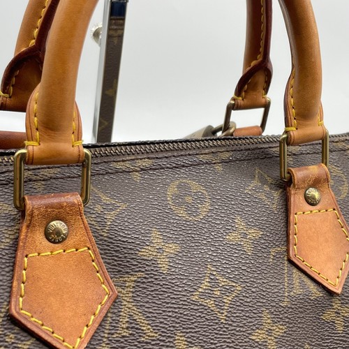 Louis Vuitton Boston Bag Speedy 30 Brown Monogram Handbag M41526 SP0954 Auth - 第 14/22 張圖片