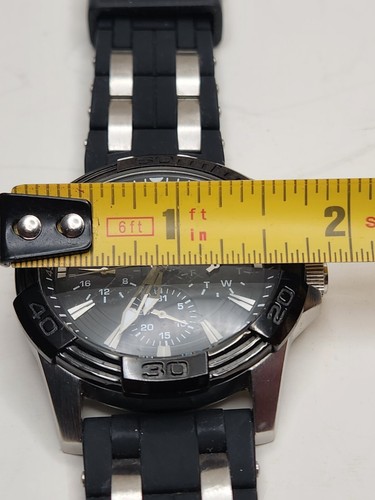 Guess Watch - Black Multi-function U0366G1 Silicone Strap - Picture 10 of 12