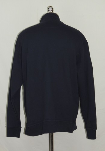 Felpa Champion autentica mezza zip tasca blu navy tinta unita grigio casual XL USATA IN OTTIME CONDIZIONI - Foto 7 di 12