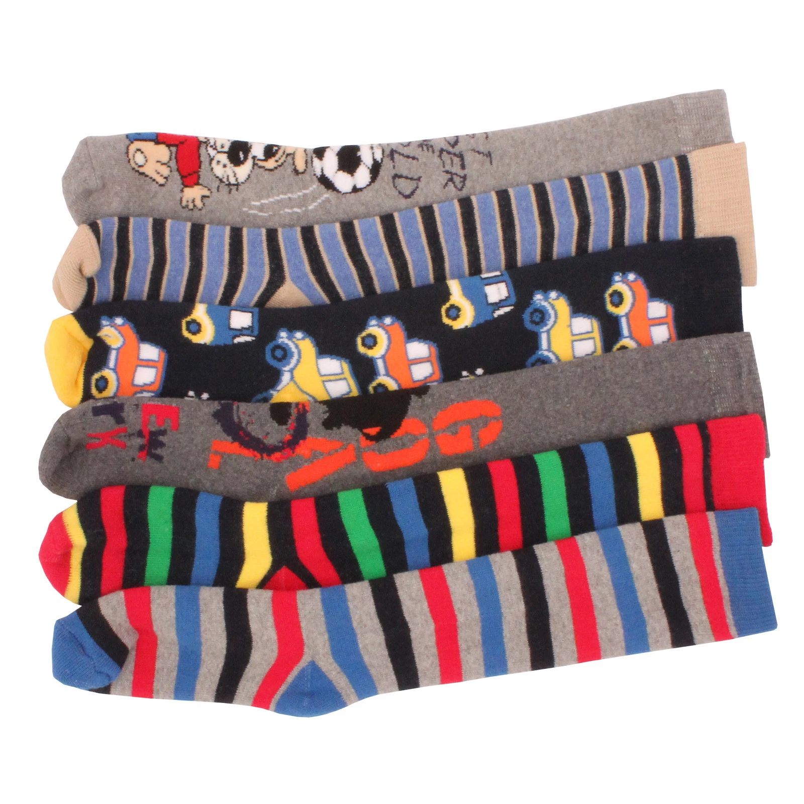 12 x Boys Kids Children Wellington Welly Motif Design Thermal Warm Long Socks