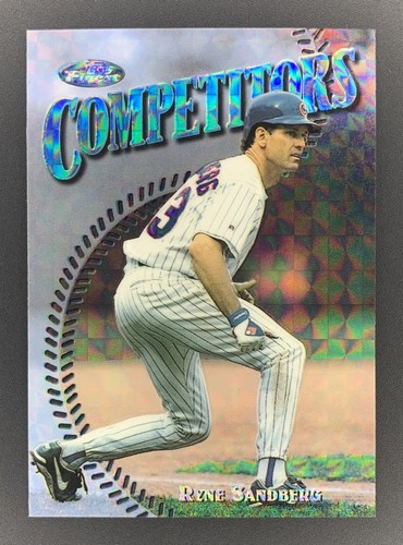 1997 Topps Finest “Embossed Refractor” Ryne Sandberg SSP!! RARE!! *PLEASE READ* - Picture 2 of 6