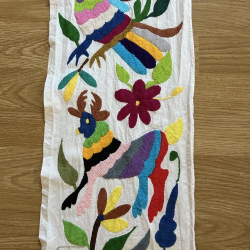 Handbestickter Otomi Tischläufer - Bild 4 von 9