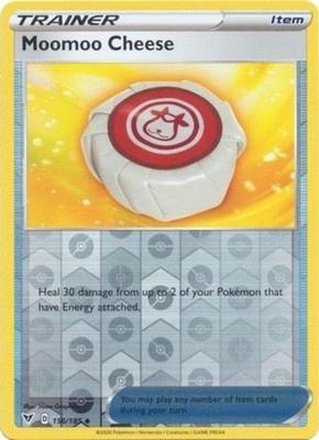 x4 Moomoo Cheese - 156/185 - Uncommon - Reverse Holo Pokemon SS04 Vivid Voltage 