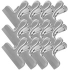  12 stücke Edelstahl-Chip-Taschenclips für luftdichte Dichtungsgriff auf
