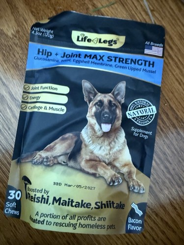 - Soft Chews Hip and Joint Supplement for Dogs - Dog Joint Pain Relief Treats... - Picture 1 of 2