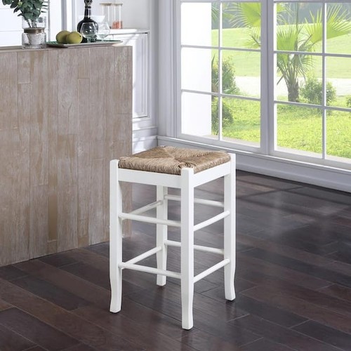 24 in. Cream Bar Stool - Picture 8 of 8