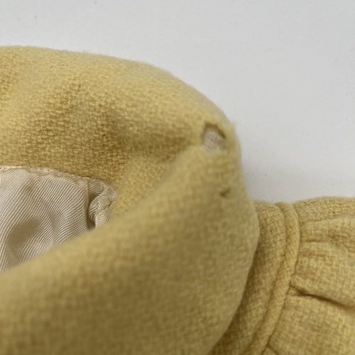 Vintage Kute Kiddies Yellow Toddler Girls Coat Union Made AS IS READ - Picture 3 of 12