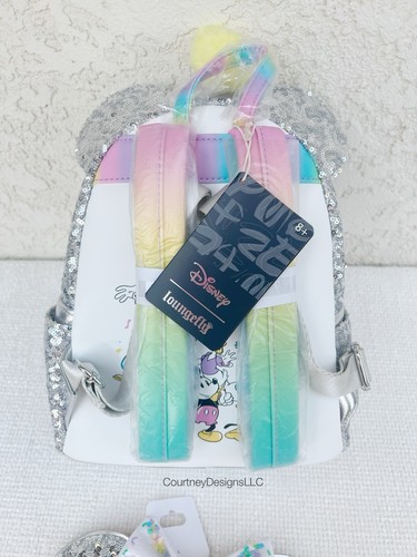 NWT Loungefly Disney Happy Birthday Celebration Mini Backpack-Ears-Shirt-BUNDLE - Picture 10 of 14
