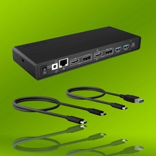 ICY BOX USB-C Docking Station 6-Port Hub mit 65W Power Delivery und USB 3.0