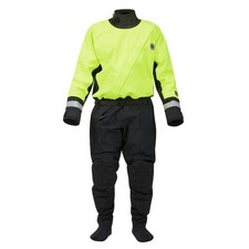 Mustang MSD576 Water Rescue Dry Suit - Fluorescent Yellow Green-Black - XL MS...