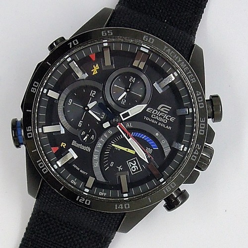 Casio Edifice Scuderia Toro Rosso Limited Edition Tough Solar EQB-501TRC-1AJR - Picture 1 of 10