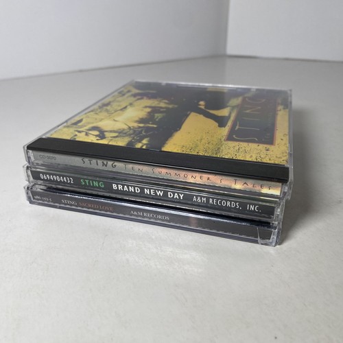 Sting CD Lot 3 Ten Summoner Tales Brand New Day Sacred Love Police Solo Albums - Picture 15 of 15