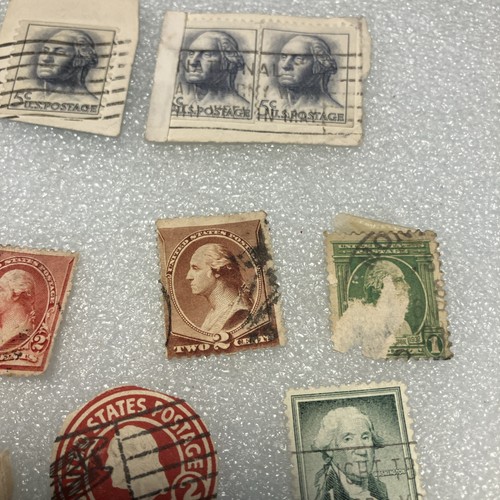 Lot Of 21 Mixed USED US George Washington Stamps- 1885-1935; HIGH CV- A DEAL! - Picture 7 of 19