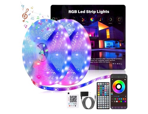 Led Lights for Bedroom 150ft (2 * 75ft) Color Changing RGB Led Strip Lights with - Picture 5 of 17