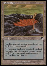 MTG Magic the Gathering Peat Bog (322/350) Mercadian Masques LP