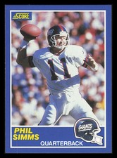 Phil Simms 1989 Score #6 New York Giants