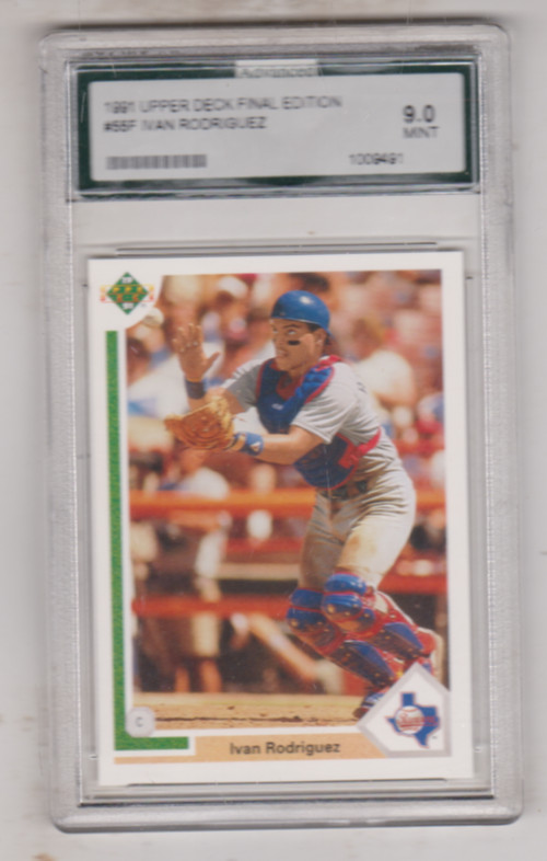 1991 - Upper Deck - Final Edition - Ivan Rodriguez - ROOKIE CARD - MINT 9!!!