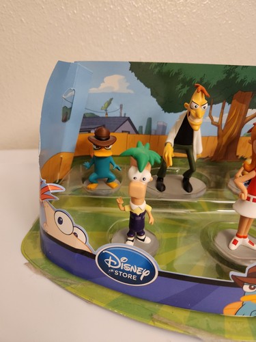 Disney Store Phineas und Ferb Figuren Sammelfigur Spielset 7er Set selten - Bild 2 von 9