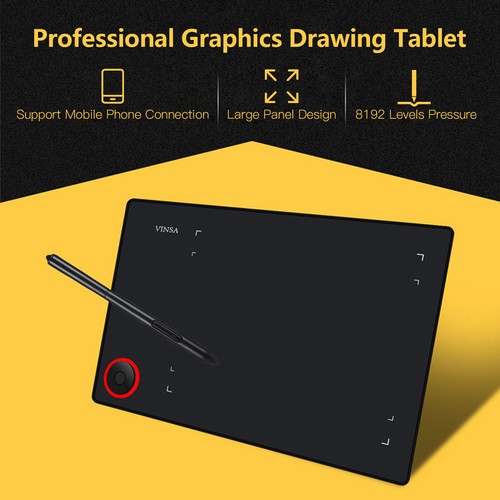 Graphics Drawing Tablet Writing Board With Controller Knob 8192 Levels DM5 - Afbeelding 10 van 12