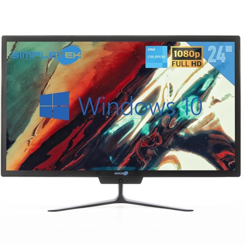 Aio All IN One 24 " 16gb 120gb Full HD Windows 10 Pro PC Desktop Computer + - Picture 2 of 9