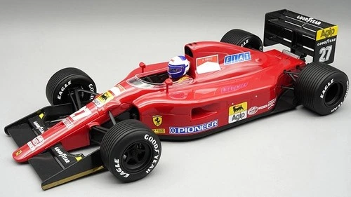 1991 Ferrari 641 F1 GP Imola Alain Prost rain tyres w 1:18 TECNOMODEL TM18-335D
