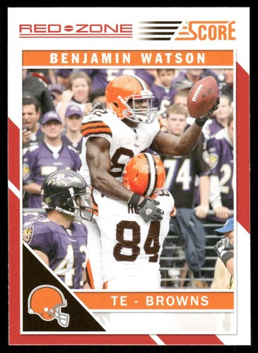 Score Red Zone Ben Watson Cleveland Browns #67 2011 - Imagen 1 de 2