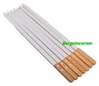 XXL Skewers Flat Extra Extra Wide 23MM L60CM Kebab Kofta Kaboob Wood Handle 4PCS