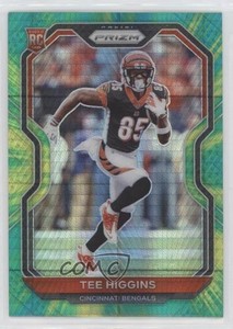 2020 Panini Prizm Rookie Hyper Prizm /175 Tee Higgins #308 Rookie RC