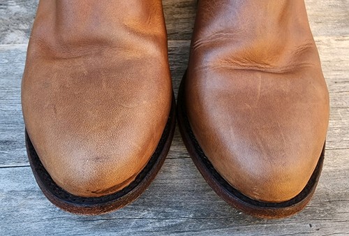 $289 Size 8 women OVERLAND ankle western brown leather zip boots - Picture 6 of 24