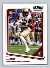 2018 Score Rookie RC #396 Auden Tate Florida State Seminoles Football Card