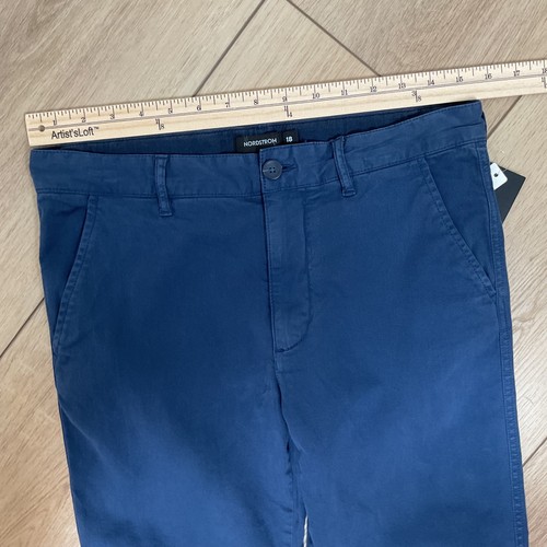 Nordstrom Chino Pants Comfort Stretch Casual Everyday Blue Size 18 - Picture 9 of 10