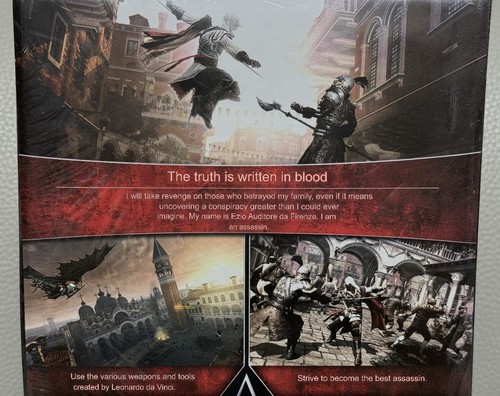 SUPER RARE SEALED Assassins Creed 2 Black Edition Xbox 360 Korean Version NEW - Picture 4 of 10