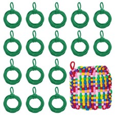 100 Pcs Potholder Loom Refill Loops, Elastic Potholder Weaving Refill Loops K...