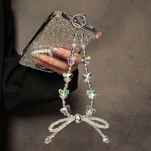 Detachable Wrist Crystal Chain Crystal Diamond Phone Strap  for Women Girls