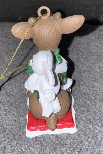 Kurt Adler Rudolph with Misfit Toys Dimensional Christmas Ornament Bunny - Picture 3 of 4
