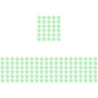 5pcs Green Glow in The Dark Luminous Stars: 3 Bags Fluorescent Wall