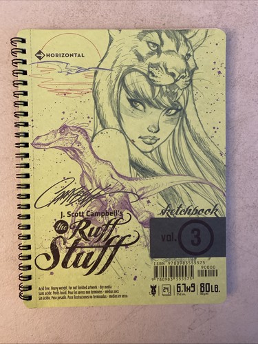 J. SCOTT CAMPBELL'S “The Ruff Stuff” Sketchbook Set, SIGNED, Near Mint - Picture 8 of 9