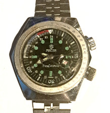 Montre de plongée ancienne Mortima super datomatic