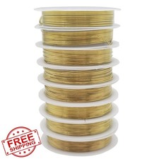 INSPIRELLE Gold Copper Wire Mixed Sizes 32-18 Gauge