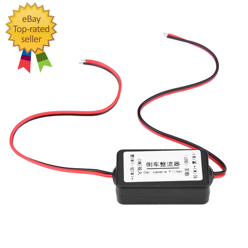 Filtro de relé rectificador, 12V DC cámara de visión trasera de automóvil relé de potencia condensador filtro R - Imagen 1 de 10