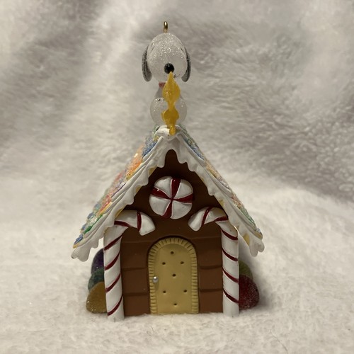 Hallmark Andenken Weihnachtsschmuck 2008 Home Sweet Home Peanuts Gang Snoopy - Bild 3 von 7